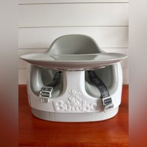 Bumbo Baby Seat with Tray - Light Gray